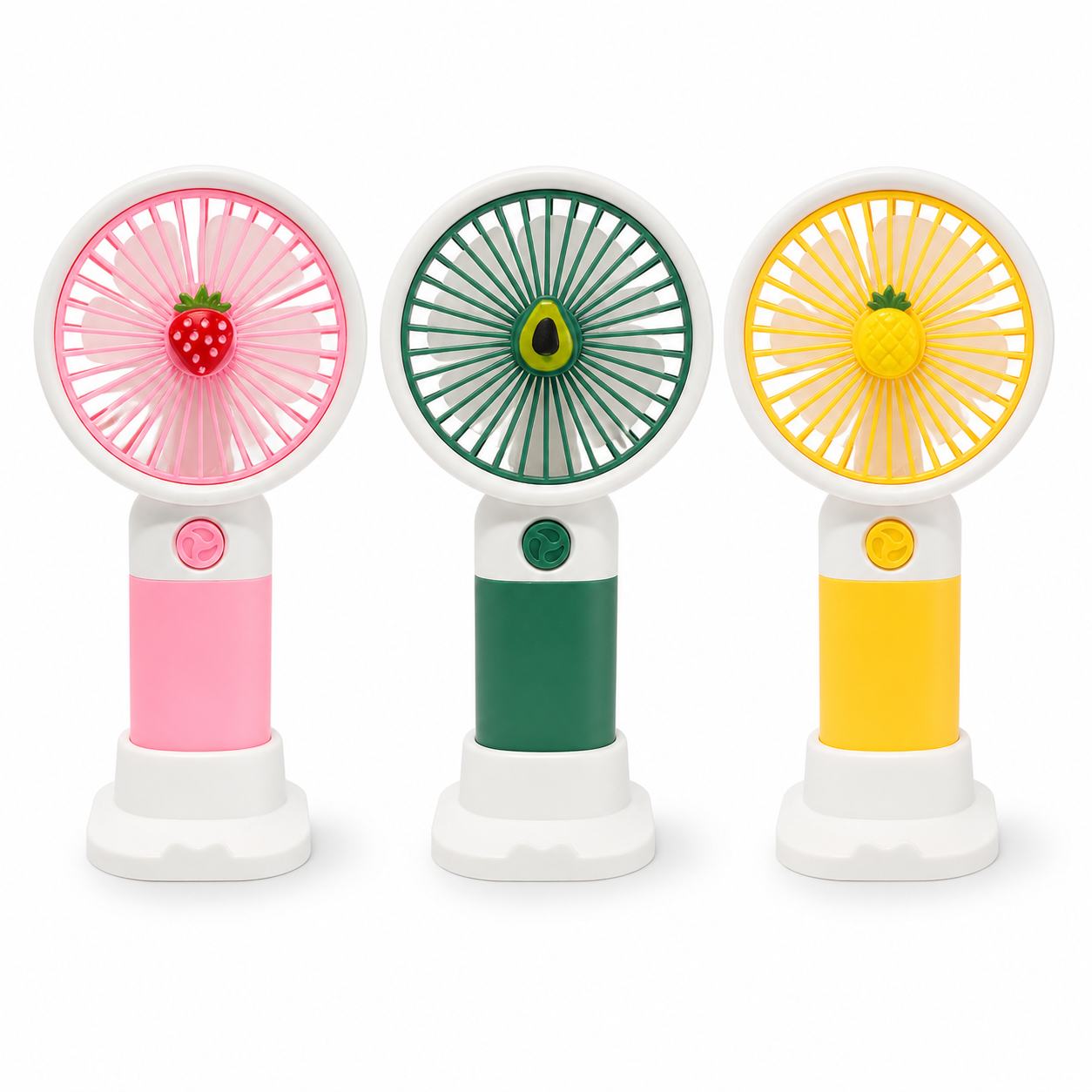 Mini Rechargeable Portable Fan - 3 Speed USB Handheld Desk Fan