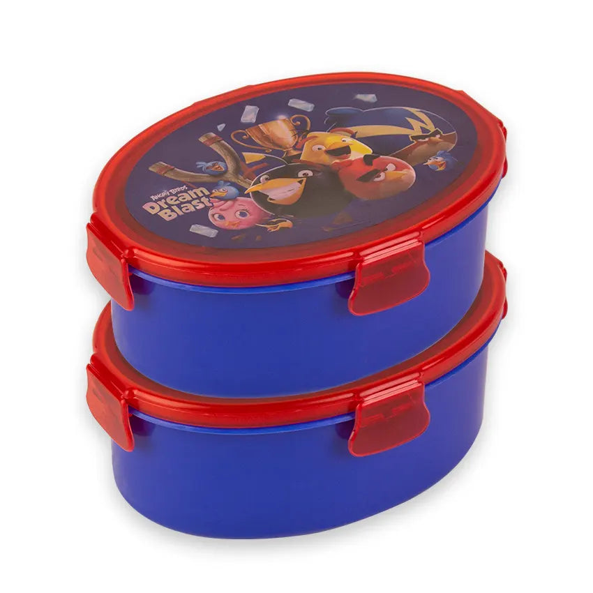 Oval Lunch Box Pack of 2 500ml