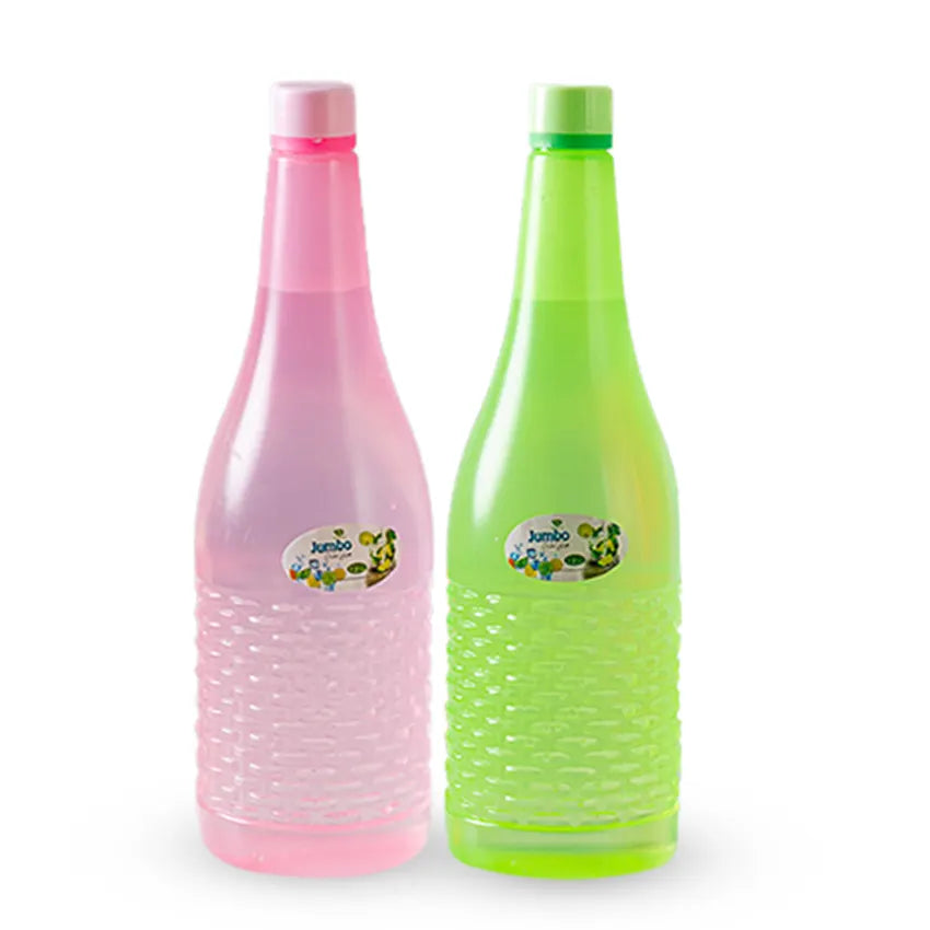 Jumbo Water Bottle Pack of 2 - (1.2Litre) Leak-Resistant Water Bottle - Portable BPA-Free Hydration Bottle for School, Gym & Daily Use - Pink