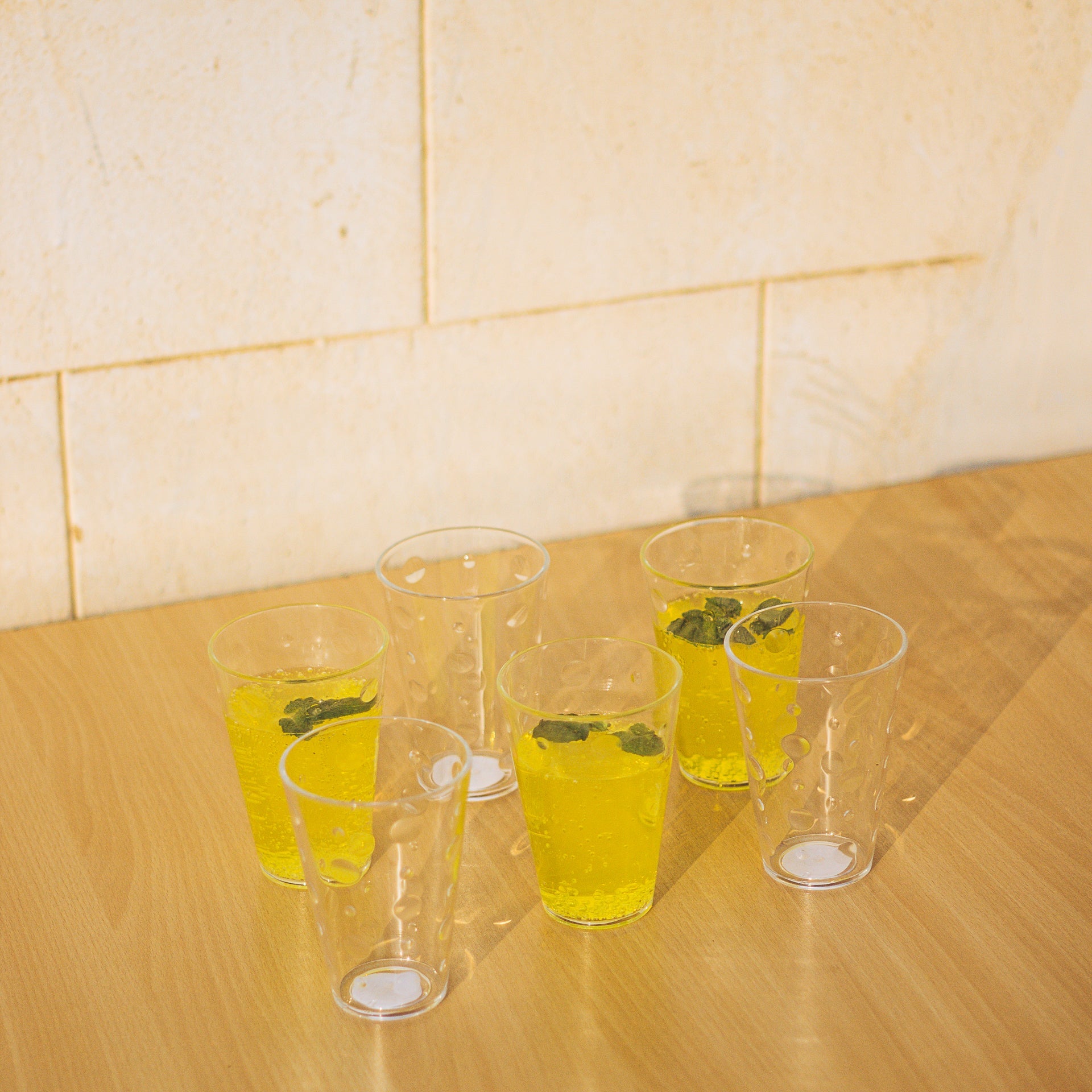 Party Acrylic Glass Model 3 Pack of 6 - (250ml) Acrylic Glass Set - Durable Drinkware for Juice, Water, Cold Drinks & Daily Serving - Red
