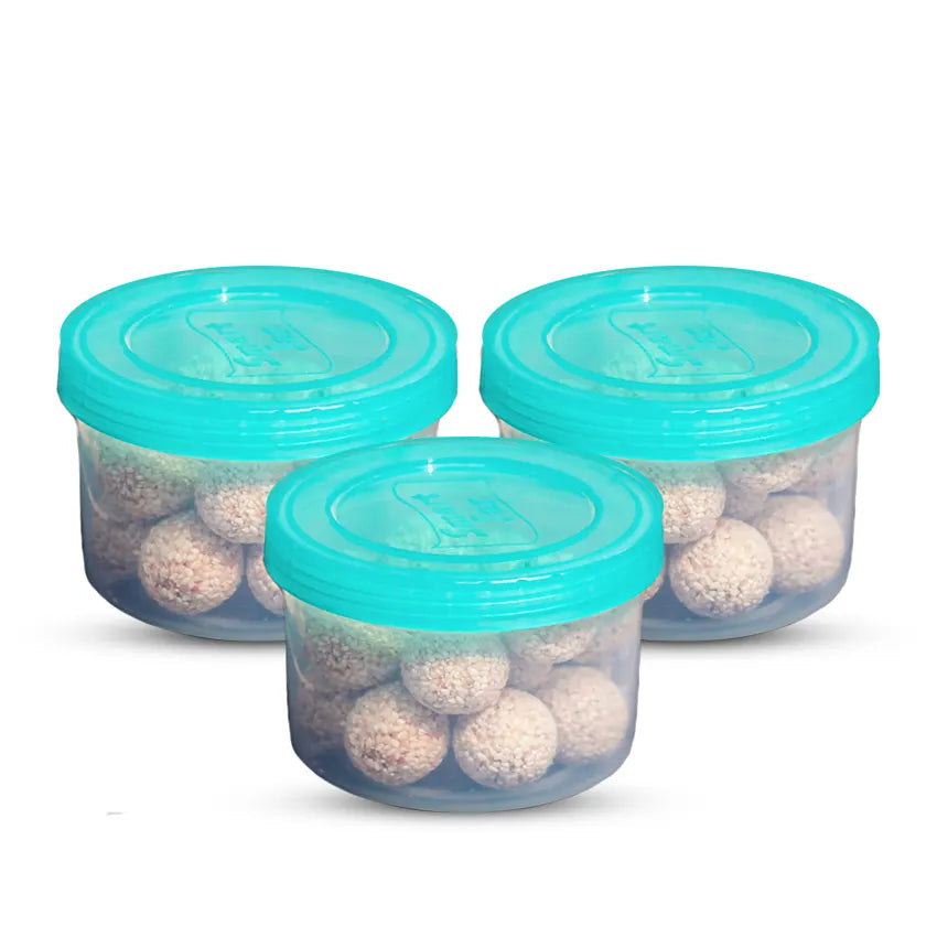 Smart Mini Jar Medium - (200ml) Airtight Storage Jar - Stylish Kitchen Jar for Dry Fruits, Snacks, Spices & Pantry Items - Assorted