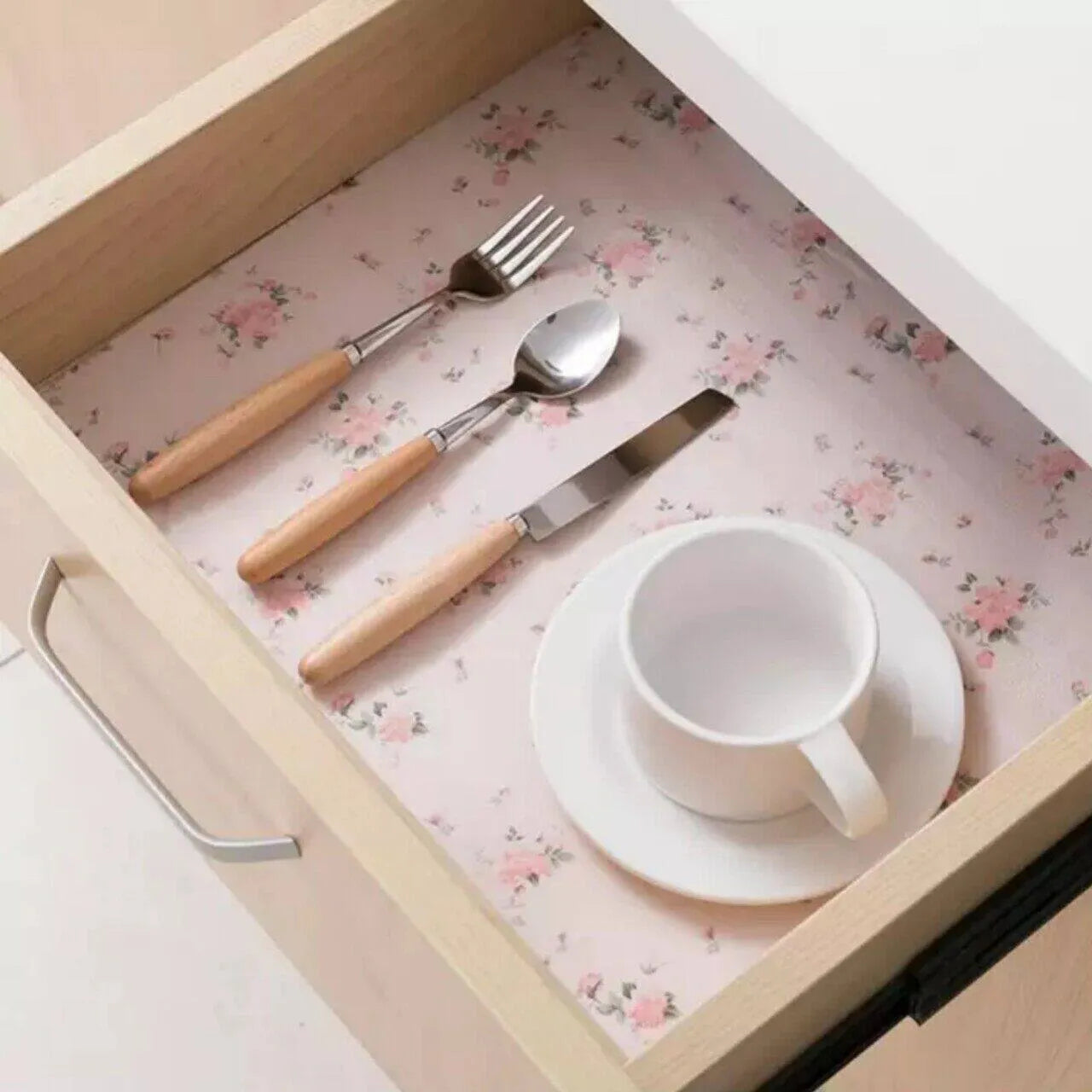 Waterproof Printed Fridge Mat Roll for Shelves, Drawers & Cabinets