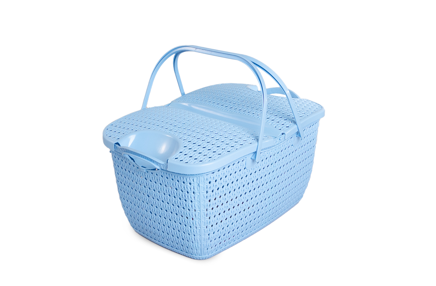 Plastic Picnic Basket | Outdoor Food Storage & Carry Basket - Malik Mart P184