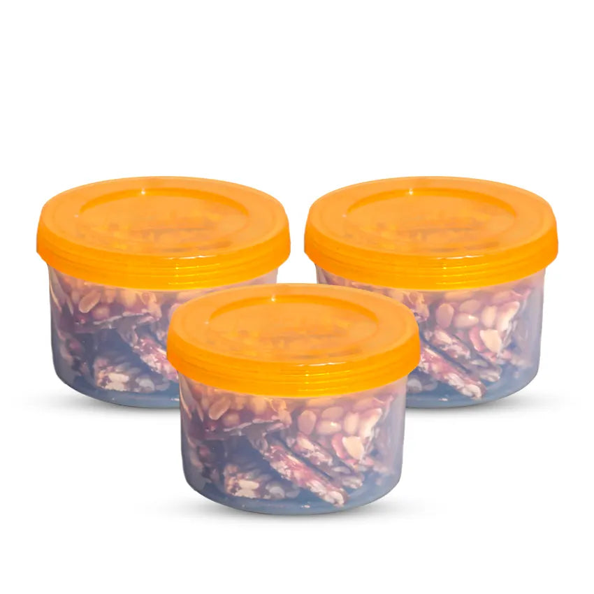 Smart Mini Jar Medium - (200ml) Airtight Storage Jar - Stylish Kitchen Jar for Dry Fruits, Snacks, Spices & Pantry Items - Assorted