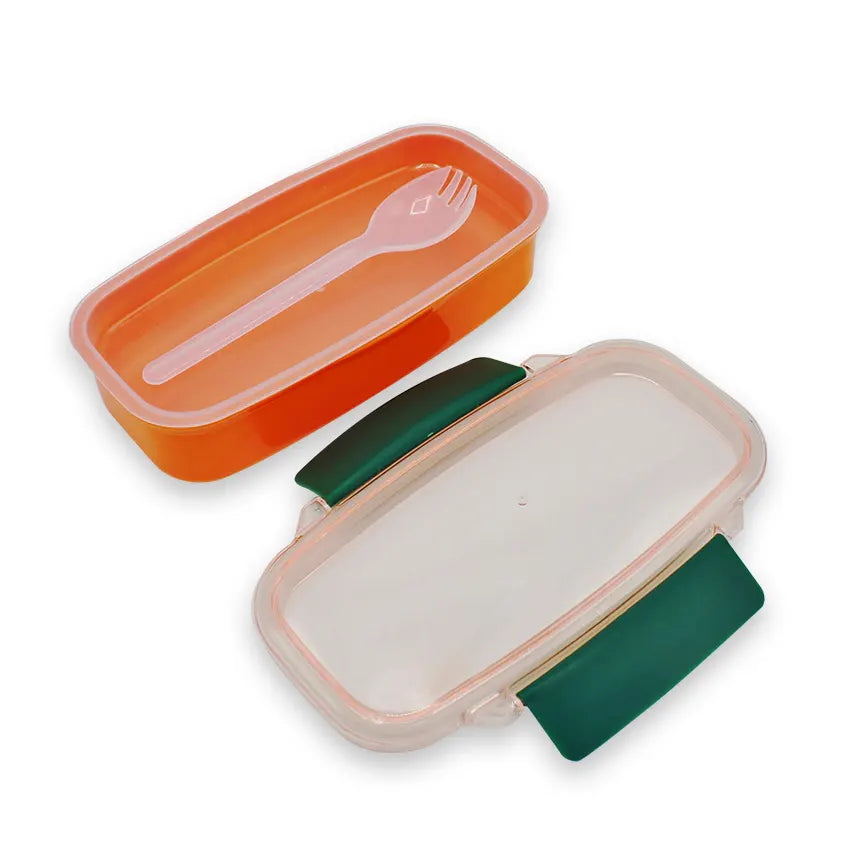 Jimmy Lunch Box Model 1 - Kids School Lunch Box with Spork, Portable Hand Carry Design and Secure Lid