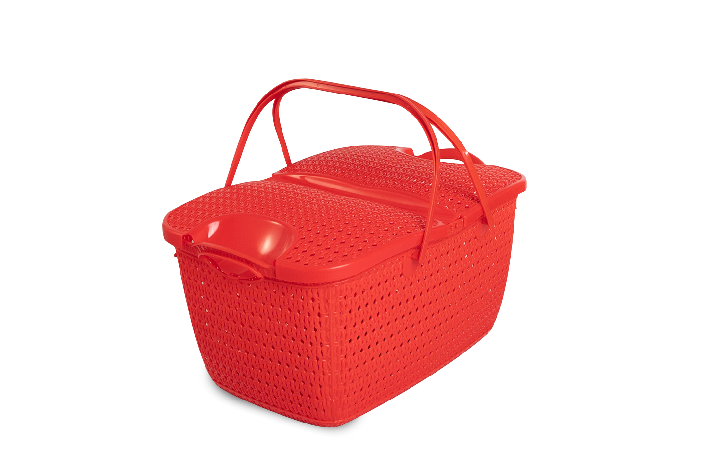 Plastic Picnic Basket | Outdoor Food Storage & Carry Basket - Malik Mart P184