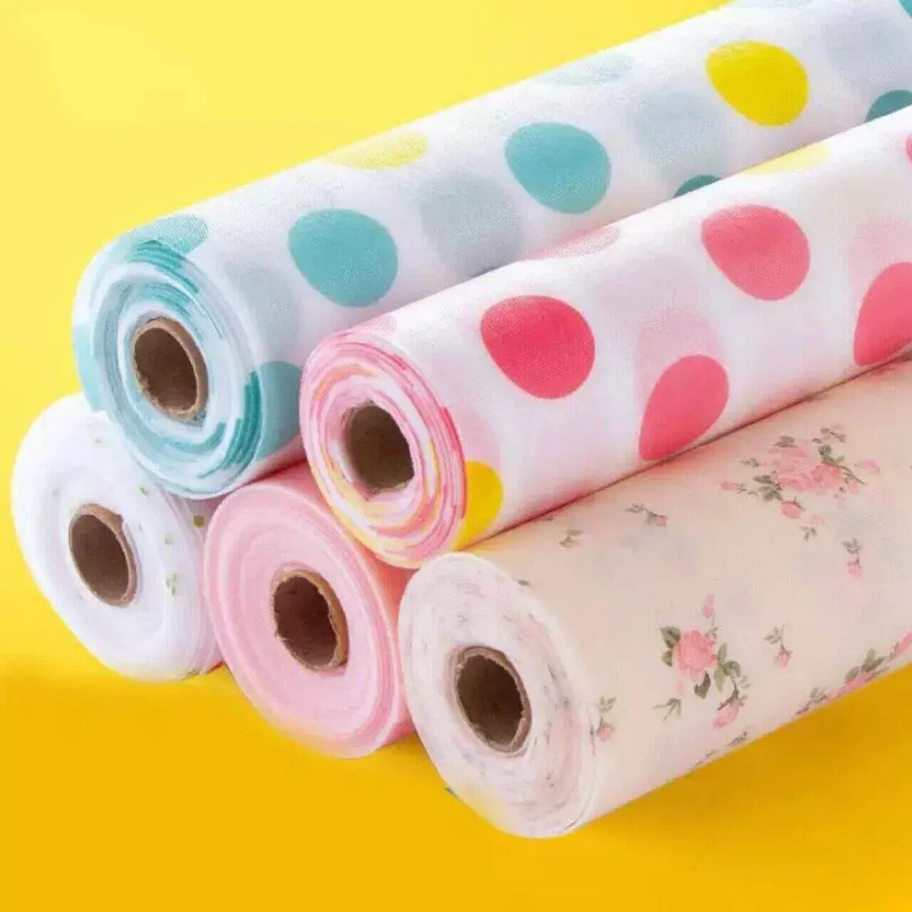 Waterproof Printed Fridge Mat Roll for Shelves, Drawers & Cabinets