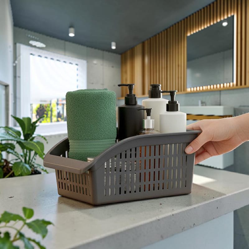 Organizer Basket No 2 Multipurpose Storage Basket for Kitchen Fridge and Bathroom