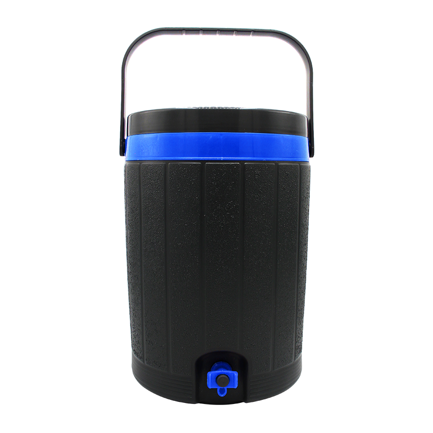 Alpha Cooler - (14Litre) Insulated Portable Water Cooler - BPA-Free Drink Storage for Home, Picnic & Outdoor Use - Grey Blue
