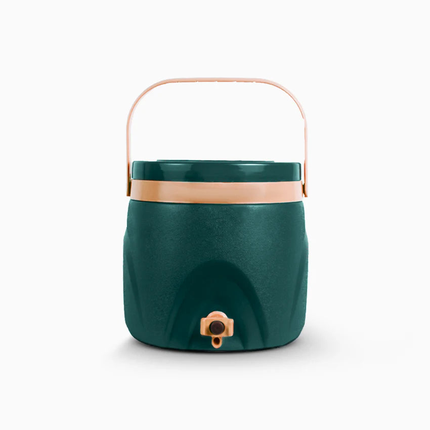 Alpha Cooler Model 1 - (7Litre) Insulated Portable Water Cooler - BPA-Free Drink Storage for Home, Picnic & Outdoor Use - Green