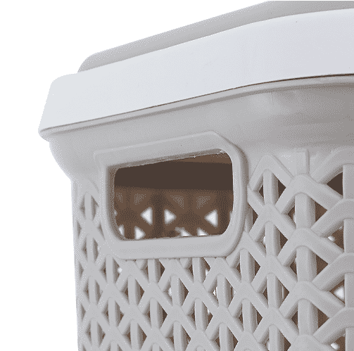 Grace Plastic Laundry Basket | Clothes Storage & Laundry Organizer - Assorted - Malik Mart P198