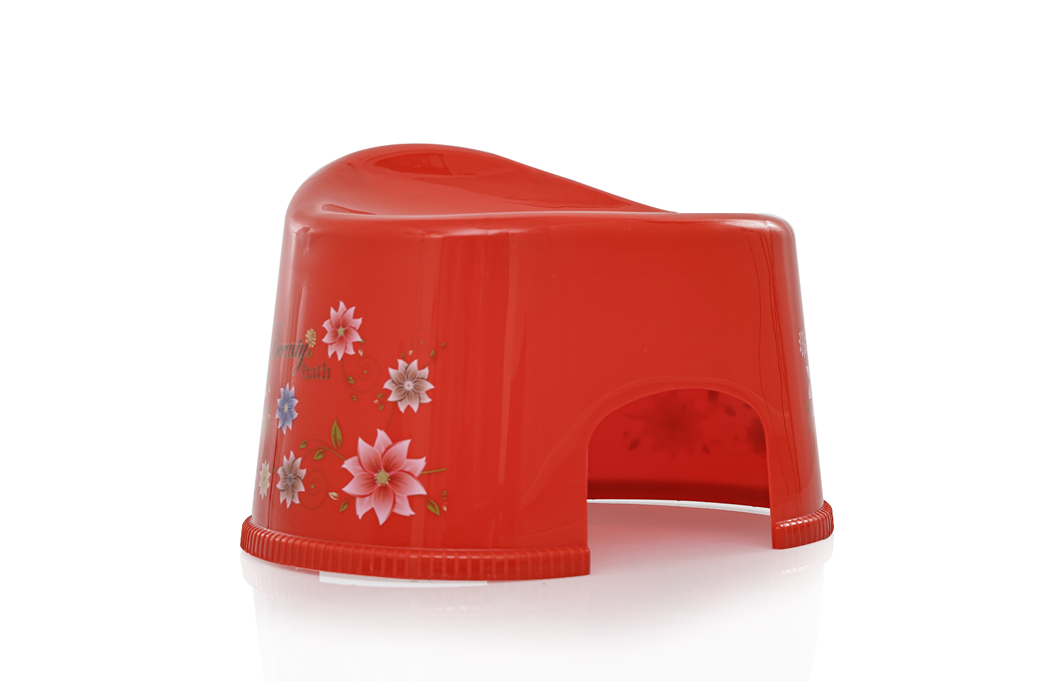 Beauty Plastic Bath Set Red | Complete Bathroom Accessories Set - Malik Mart P160