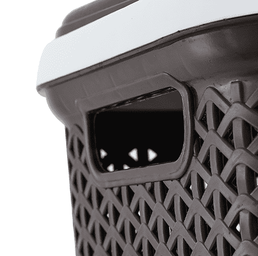 Grace Plastic Laundry Basket | Clothes Storage & Laundry Organizer - Assorted - Malik Mart P198