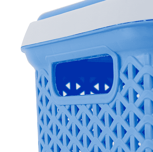 Grace Plastic Laundry Basket | Clothes Storage & Laundry Organizer - Assorted - Malik Mart P198