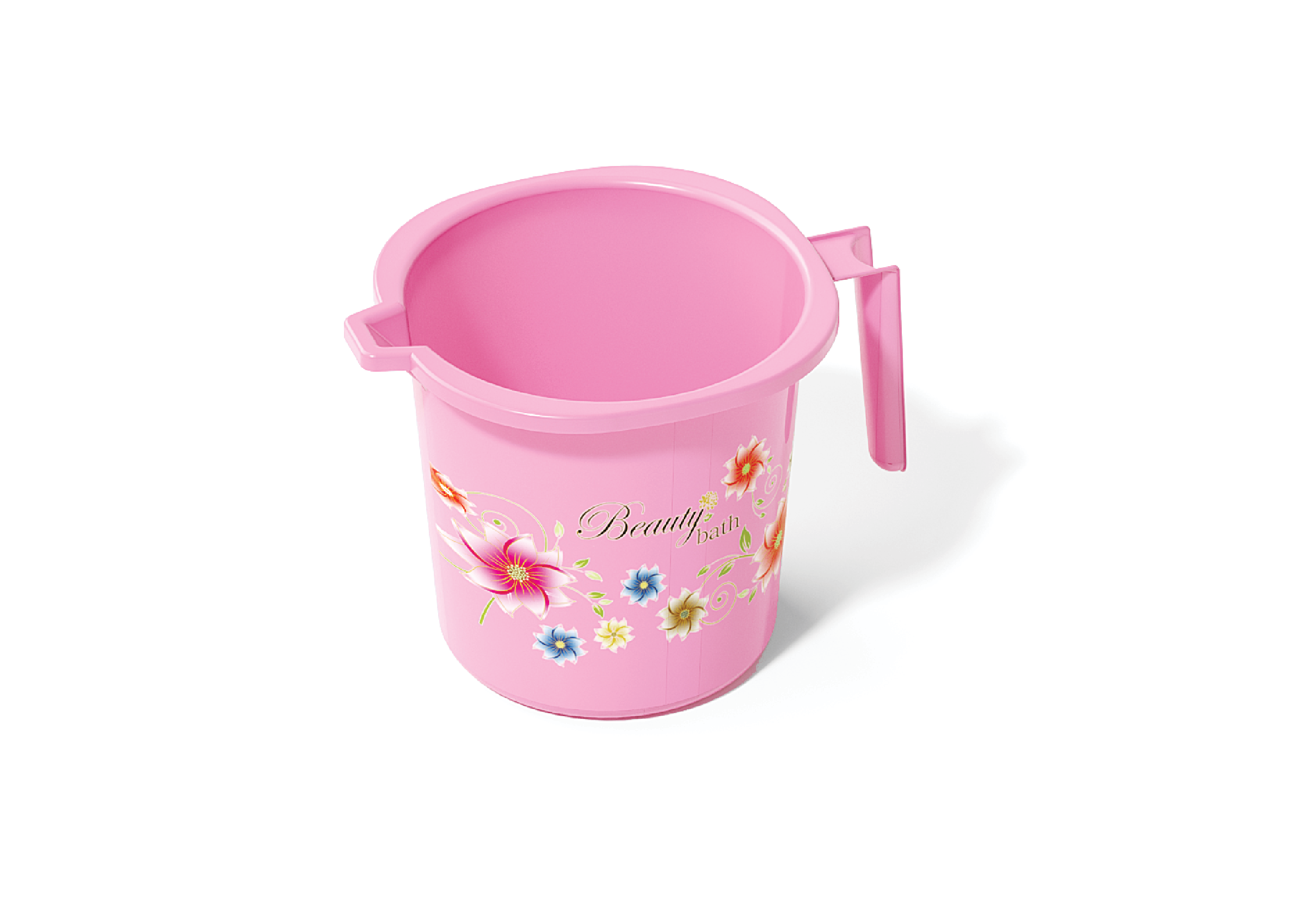Beauty Plastic Bath Set Pink | Complete Bathroom Accessories Set - Malik Mart P159