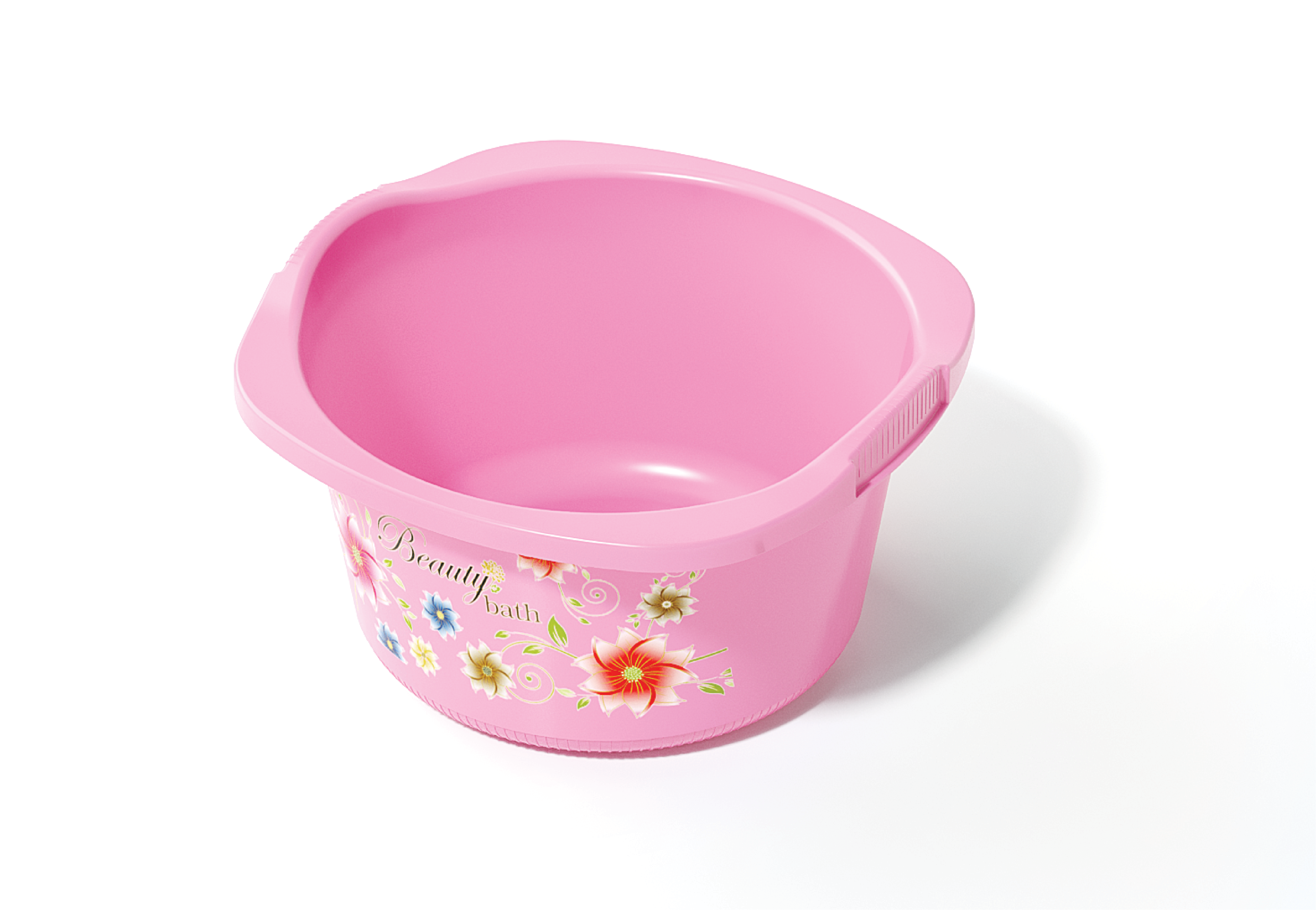 Beauty Plastic Bath Set Pink | Complete Bathroom Accessories Set - Malik Mart P159