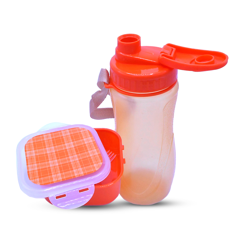 Buddy Pack Lunch Box Kids Lunch Box - Compact Food Carrier for School, Snacks & Daily Meal Packing - Lemon Yellow