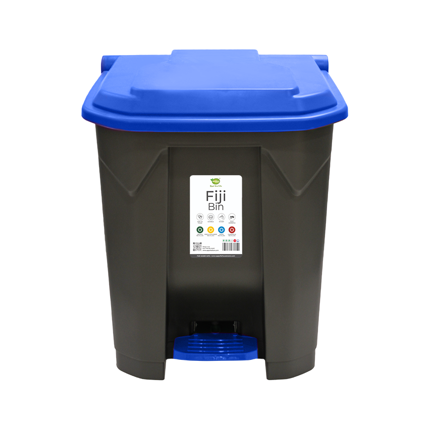 Fiji Bin dustbin - (30Litre) Swing Top Dustbin - Compact Waste Bin for Kitchen, Bathroom, Office & Bedroom