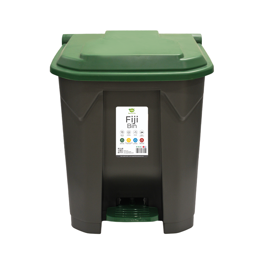 Fiji Bin dustbin - (30Litre) Swing Top Dustbin - Compact Waste Bin for Kitchen, Bathroom, Office & Bedroom
