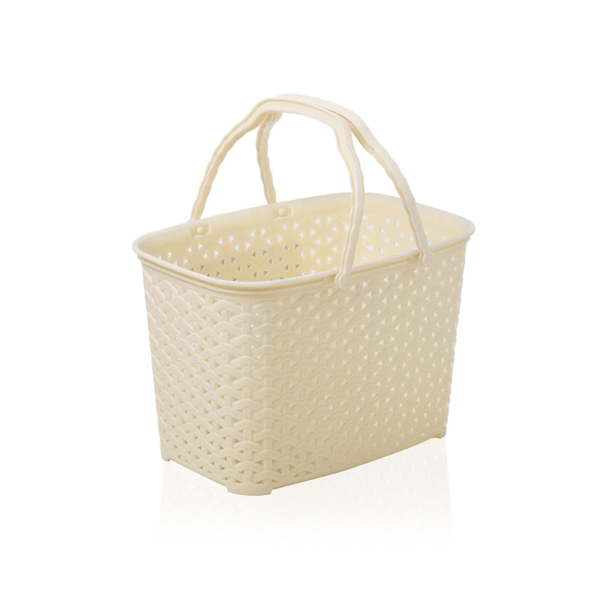 Grace Basket Model 1 Pack of 2 Multi-Purpose Storage Basket - Lightweight Home, Kitchen, Bathroom & Closet Organizer - Pink