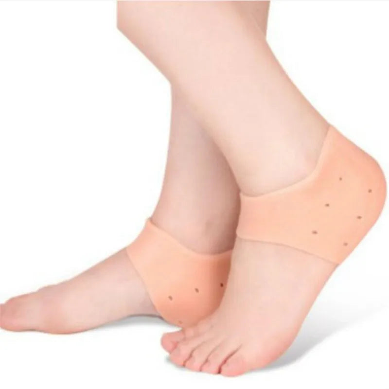 2Pcs New Silicone Feet Care Socks Moisturizing Gel Heel