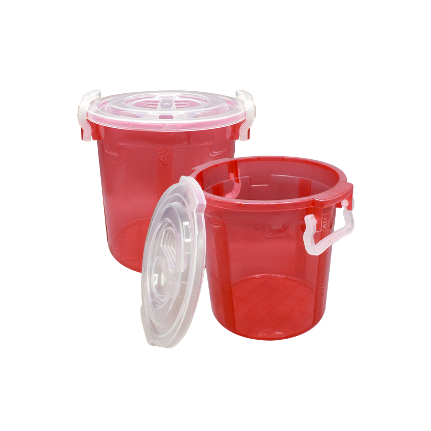 Handy Food Storage Container Medium Pack of 2 - (10Litre) Airtight Food Storage Container - BPA-Free Kitchen Organizer Box for Fresh Food & Pantry Storage - Orange