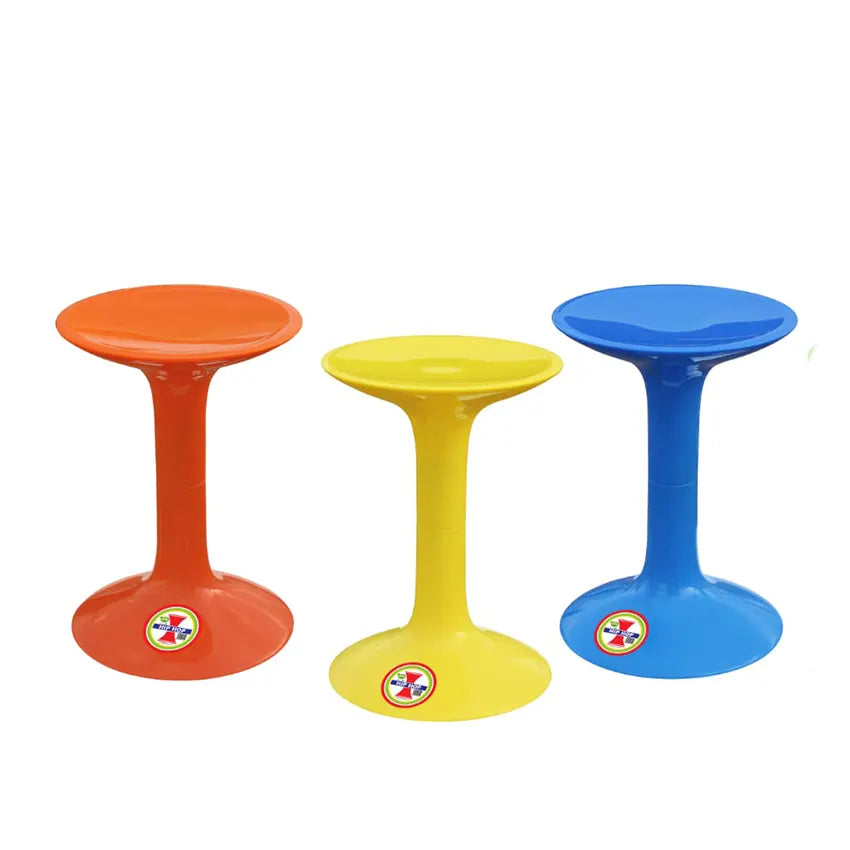 Hip Hop Stool Pack of 3 Durable Kids Stool Set - Lightweight Multipurpose Seating for Home, Study & Play Area