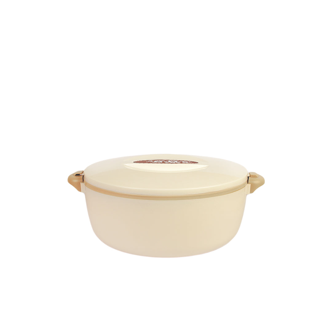 Chef Food Warmer Small - (800ml) Insulated Food Warmer - Hot Food Storage Casserole for Kitchen, Lunch & Serving - Beige