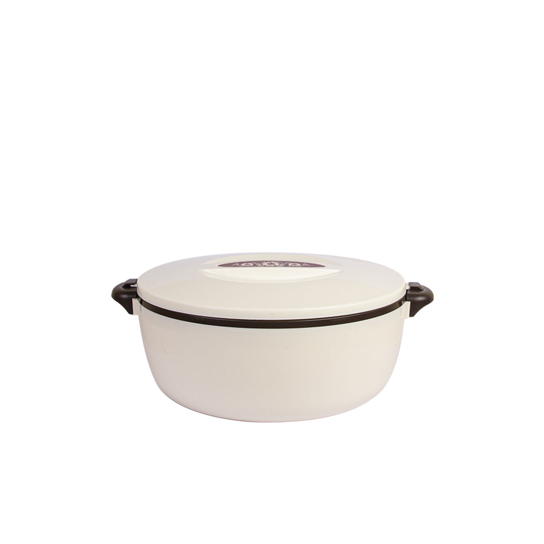 Chef Food Warmer Small - (800ml) Insulated Food Warmer - Hot Food Storage Casserole for Kitchen, Lunch & Serving - Brown