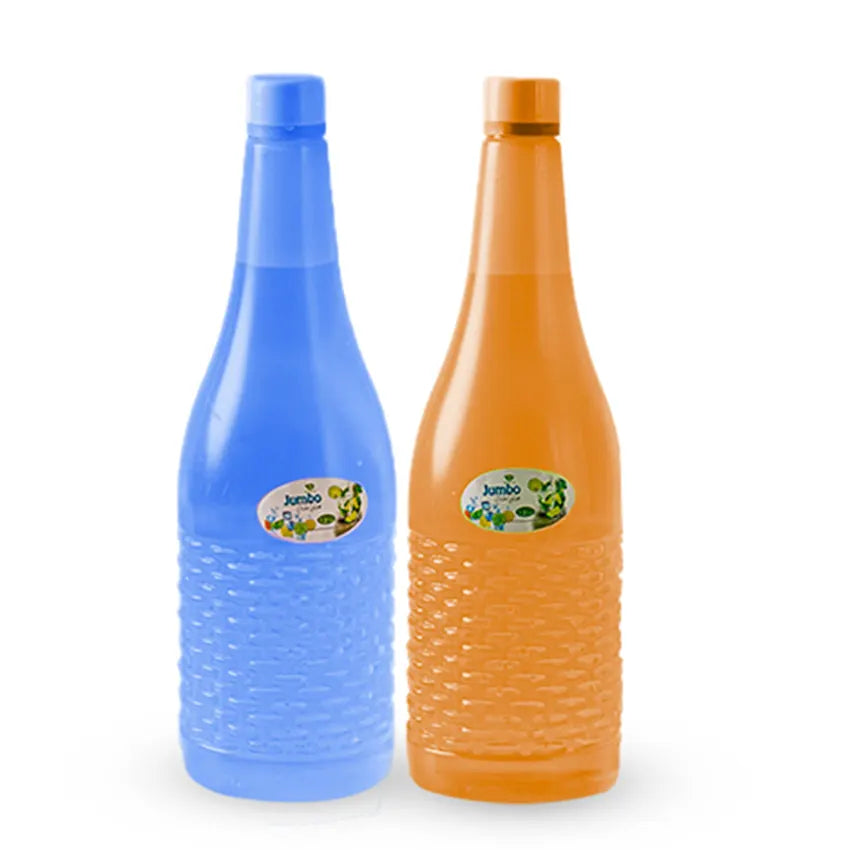 Jumbo Water Bottle Pack of 2 - (1.2Litre) Leak-Resistant Water Bottle - Portable BPA-Free Hydration Bottle for School, Gym & Daily Use - Blue
