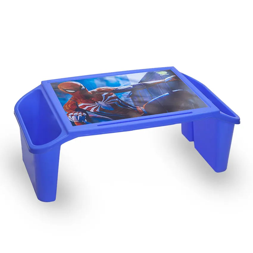 Kiddy Book Table with sticker Kids Study Table with Sticker - Lightweight Activity Table for Reading, Writing & Play - Yellow