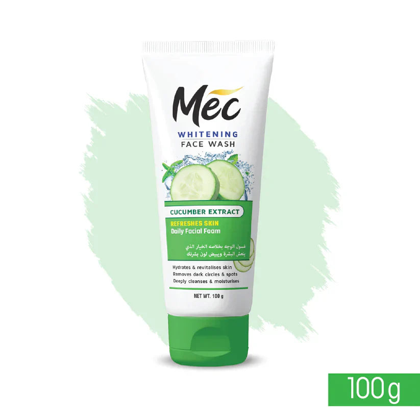 MEC Whitening Cucumber Extract Face Wash 100ml