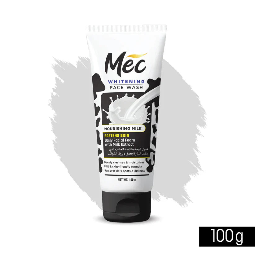 MEC Whitening Nourishing Milk Face Wash 100ml