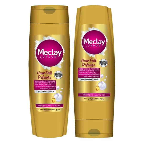 Meclay London Hair Fall Defense Shampoo (185ml) + Conditioner