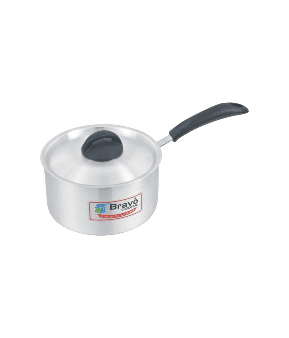 Metal Finish Sauce Pan Bakelite Handle