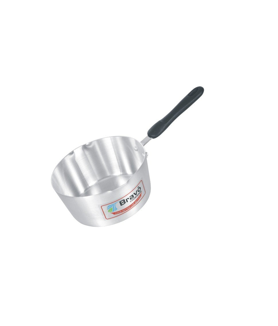 Metal Finish Milk Pan Bakelite Handle
