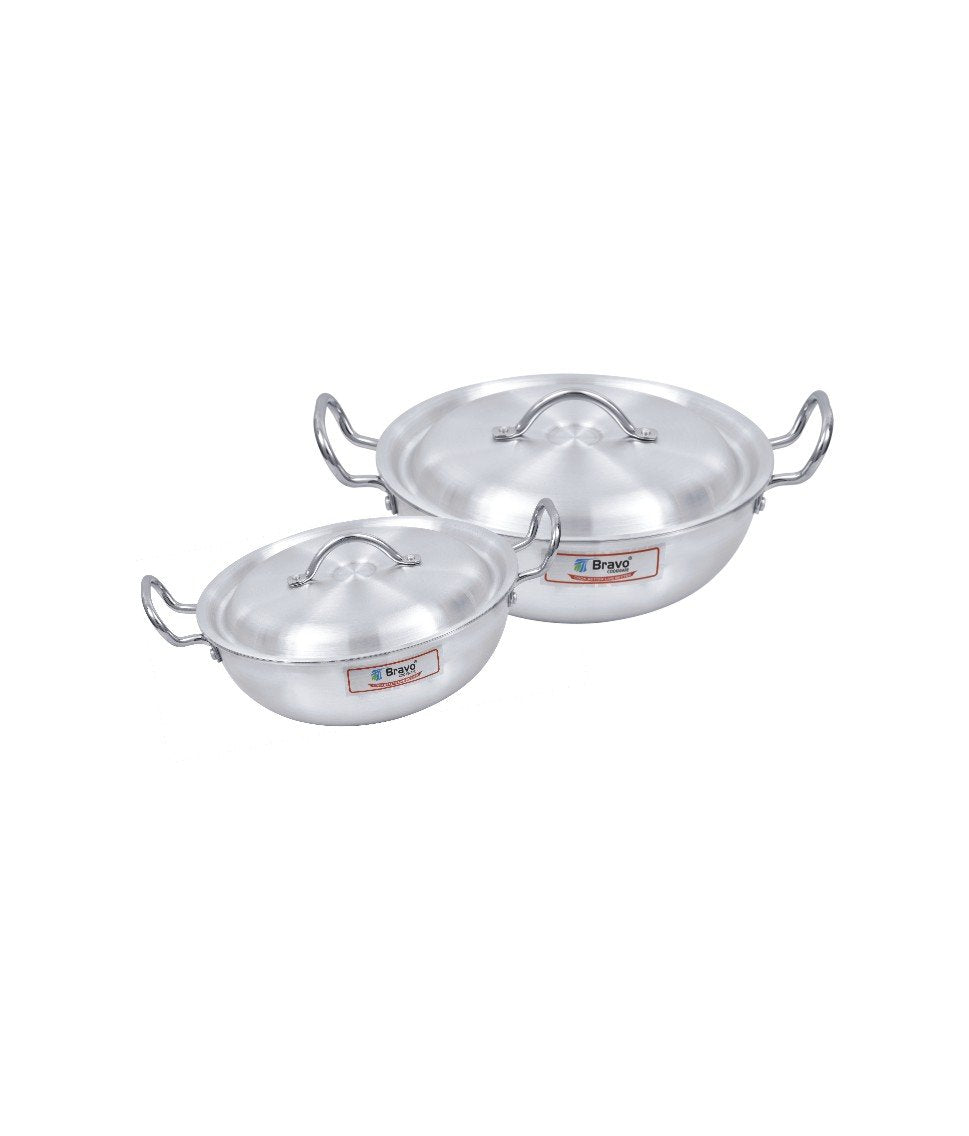 Metal Finish Round Karahi