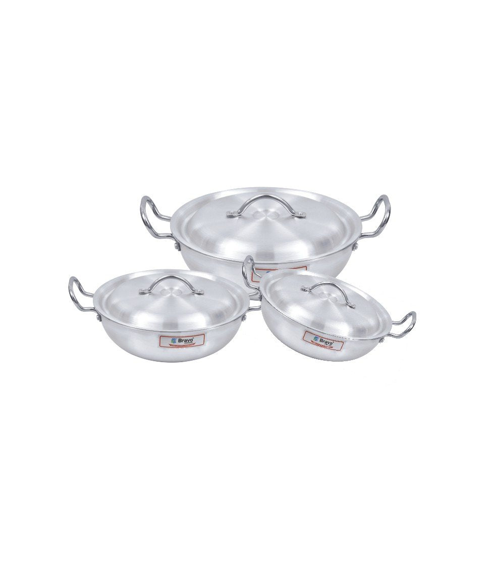 Metal Finish Round Karahi