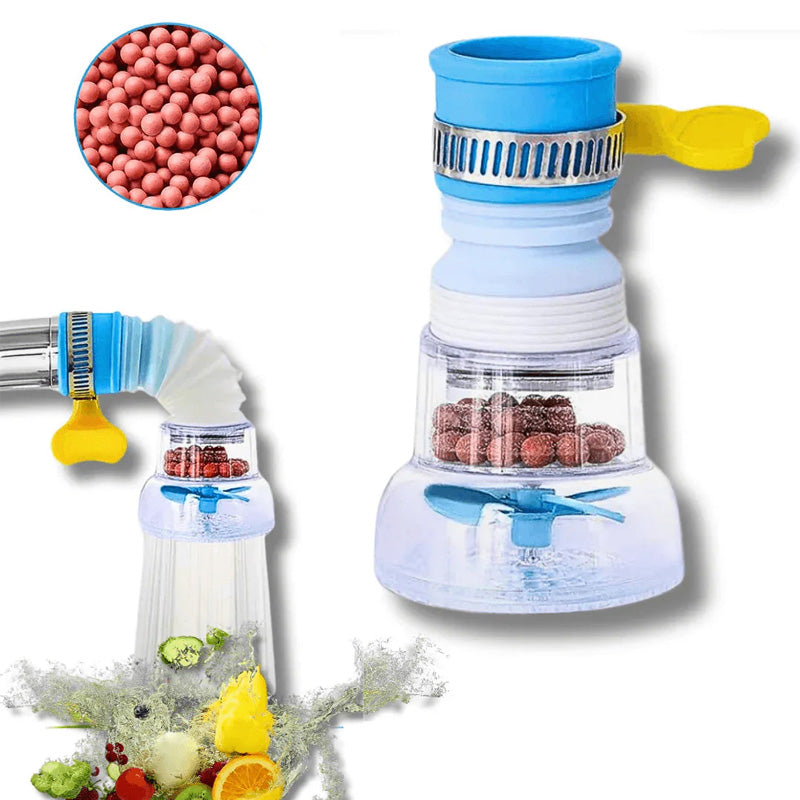 360° Swivel Faucet Extender Water Saving Splash Filter Nozzle Flexible Sink Tap Aerator