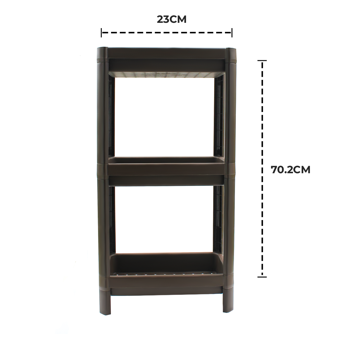Stack Fit 3 Tier Multi Purpose Rack with Top Storage Box - Product Image