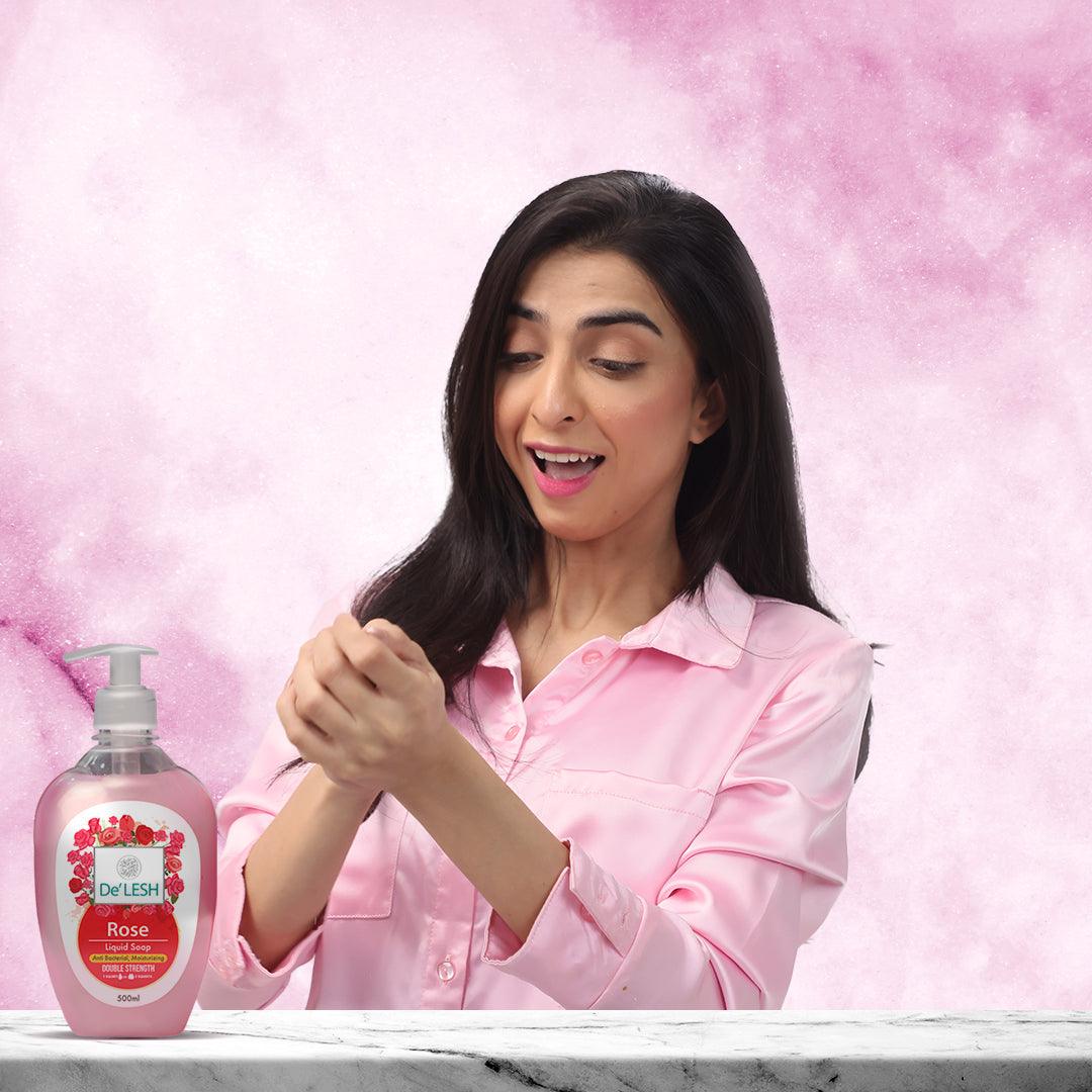 Delesh Body Factor Liquid Hand Wash Rose