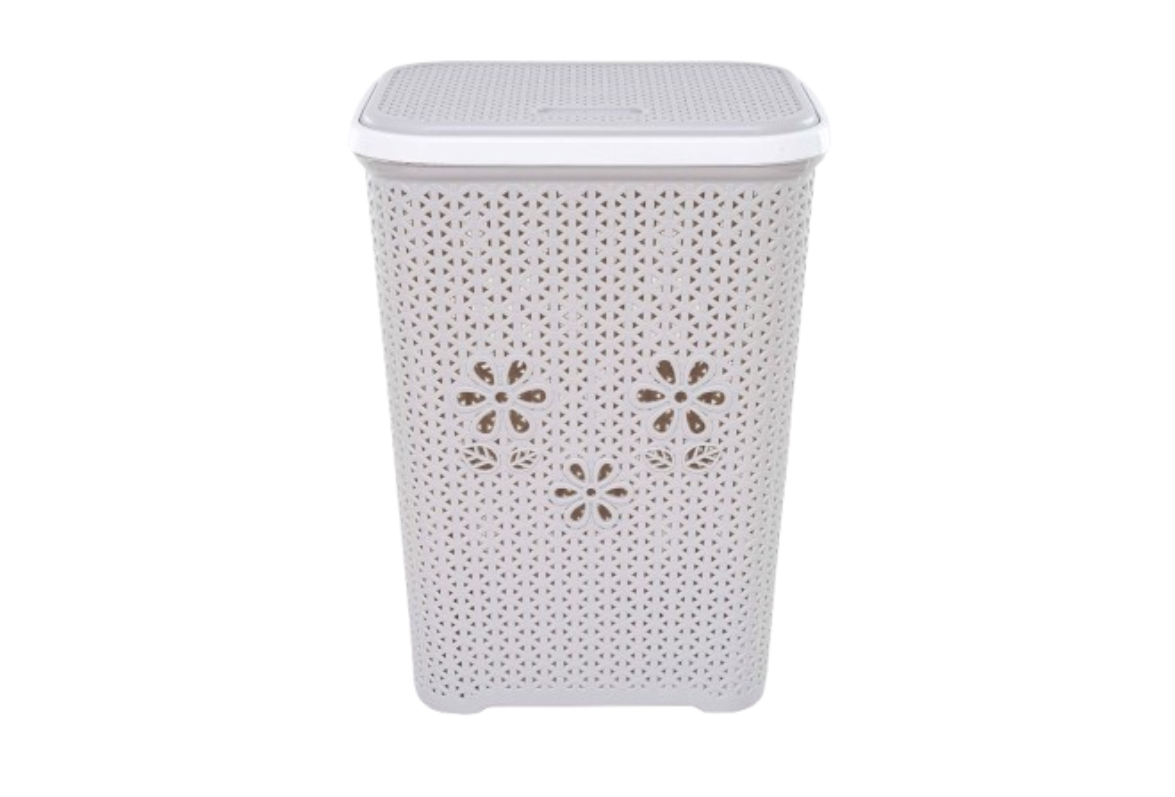 Grace Plastic Laundry Basket | Clothes Storage & Laundry Organizer - Red - Malik Mart P204