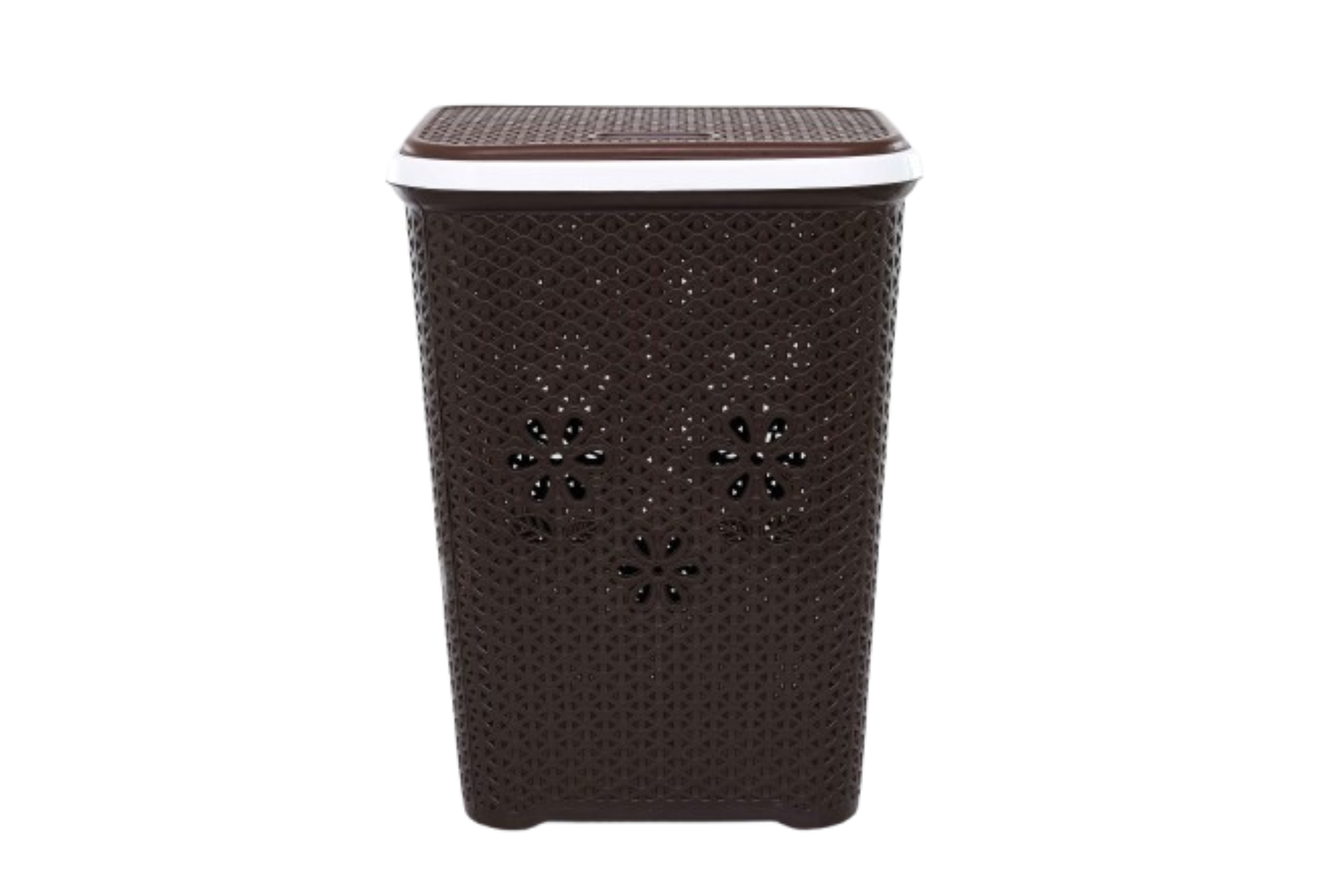 Grace Plastic Laundry Basket | Clothes Storage & Laundry Organizer - Red - Malik Mart P204