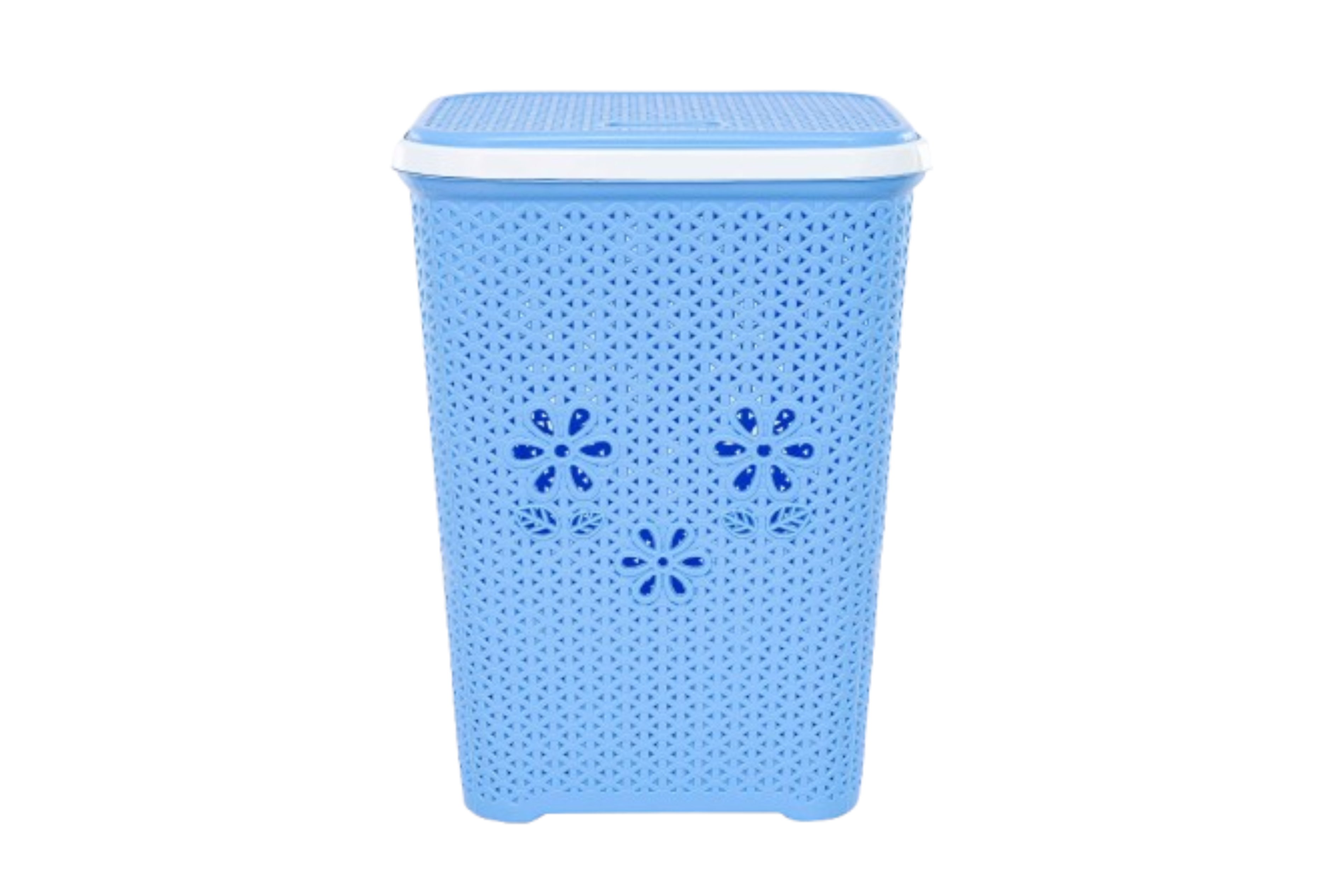 Grace Plastic Laundry Basket | Clothes Storage & Laundry Organizer - Red - Malik Mart P204