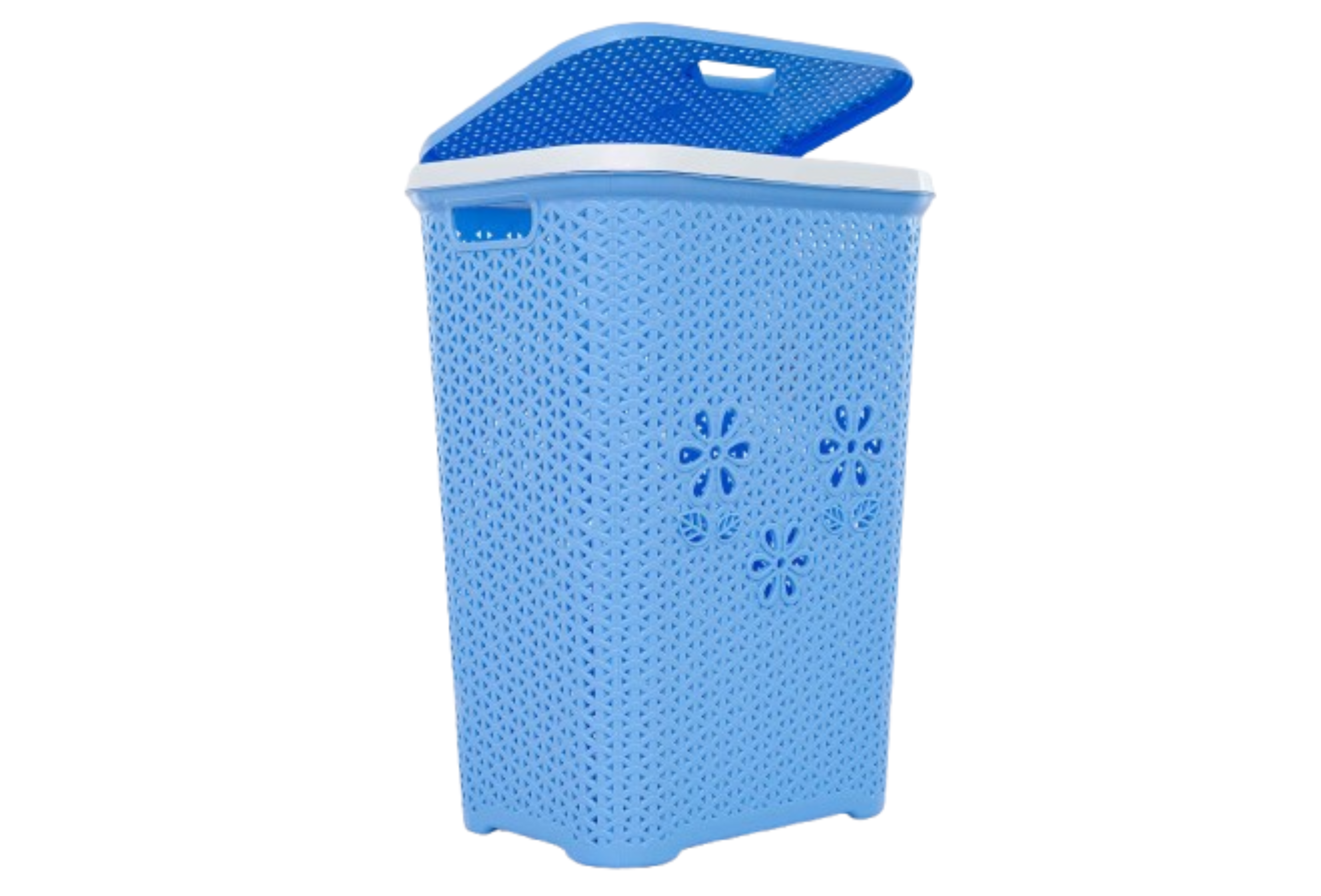 Grace Plastic Laundry Basket | Clothes Storage & Laundry Organizer - Beige - Malik Mart P202