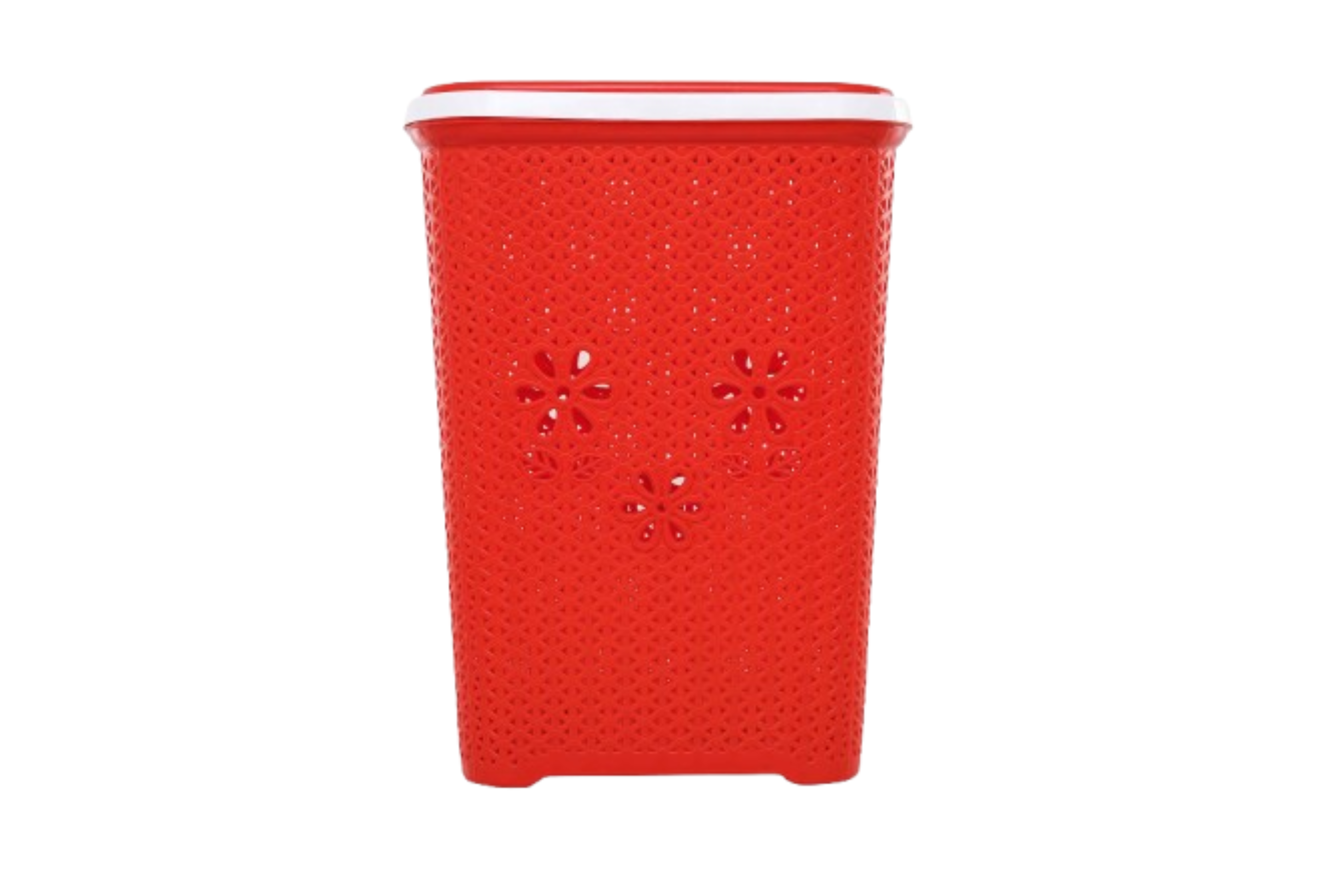 Grace Plastic Laundry Basket | Clothes Storage & Laundry Organizer - Pink - Malik Mart P203