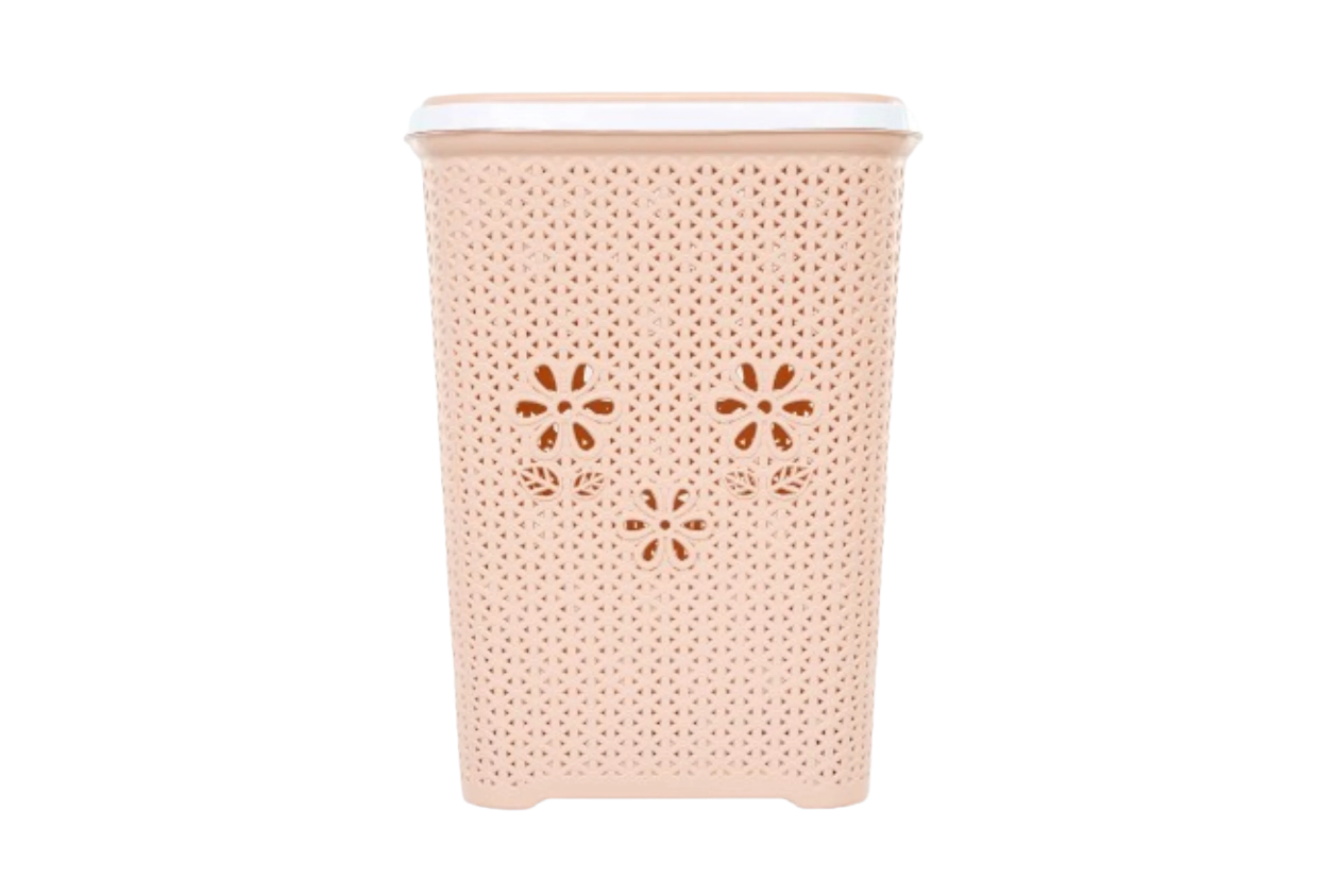 Grace Plastic Laundry Basket | Clothes Storage & Laundry Organizer - Grey - Malik Mart P199