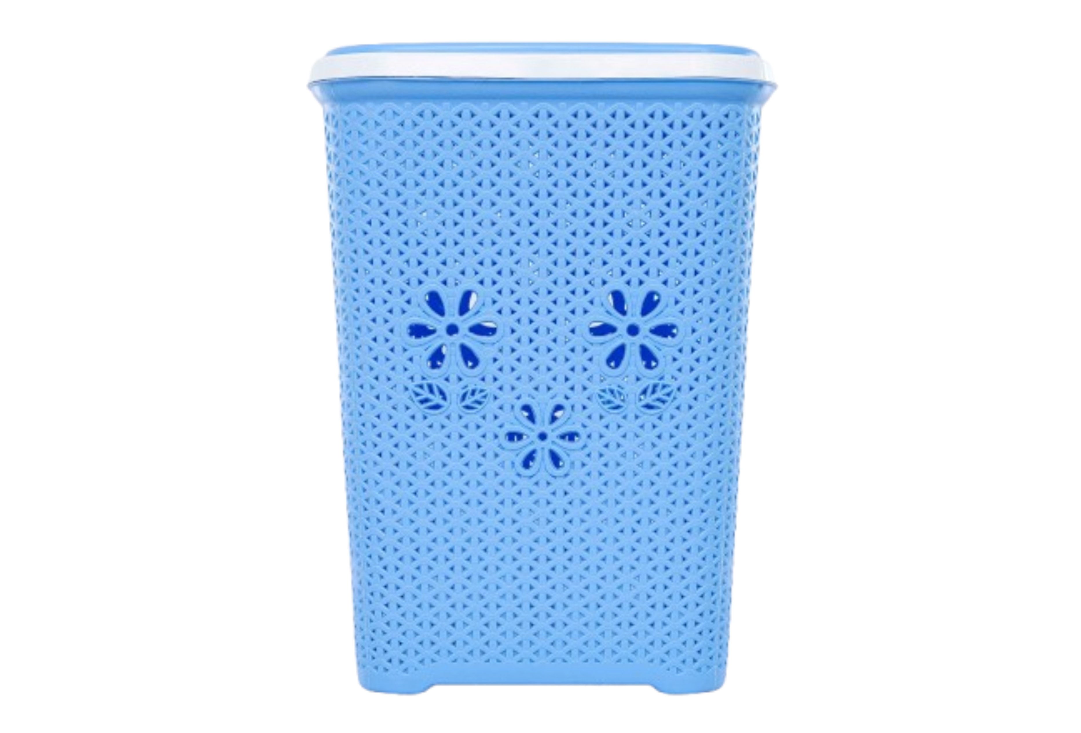 Grace Plastic Laundry Basket | Clothes Storage & Laundry Organizer - Pink - Malik Mart P203