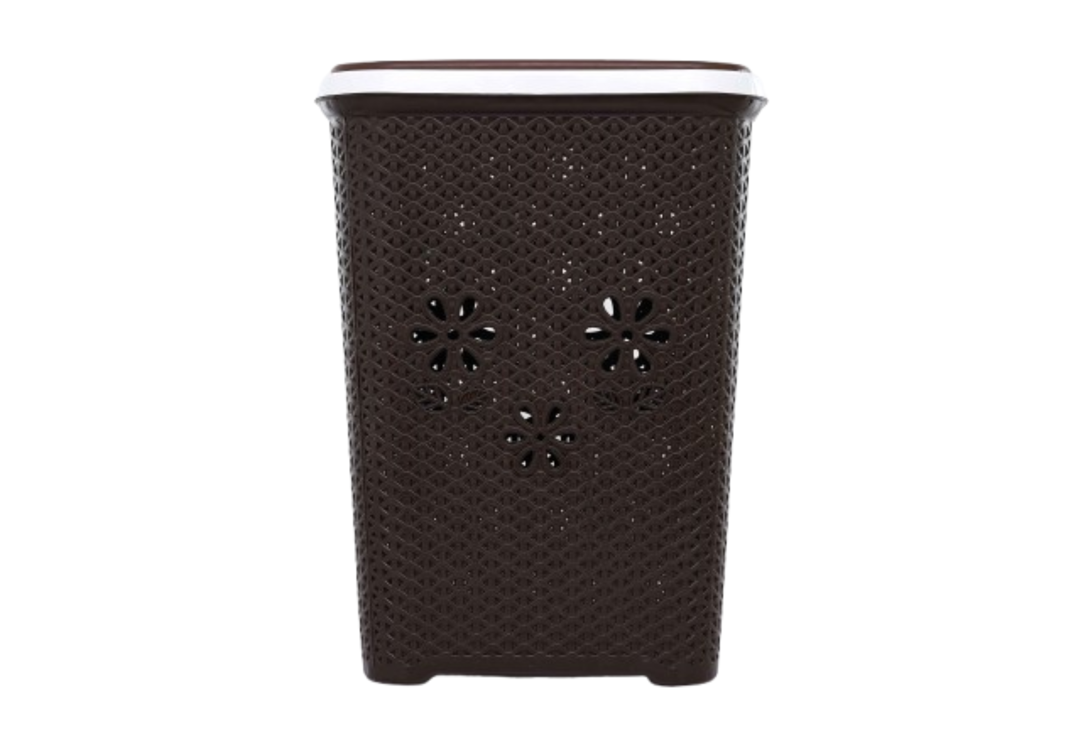 Grace Plastic Laundry Basket | Clothes Storage & Laundry Organizer - Pink - Malik Mart P203