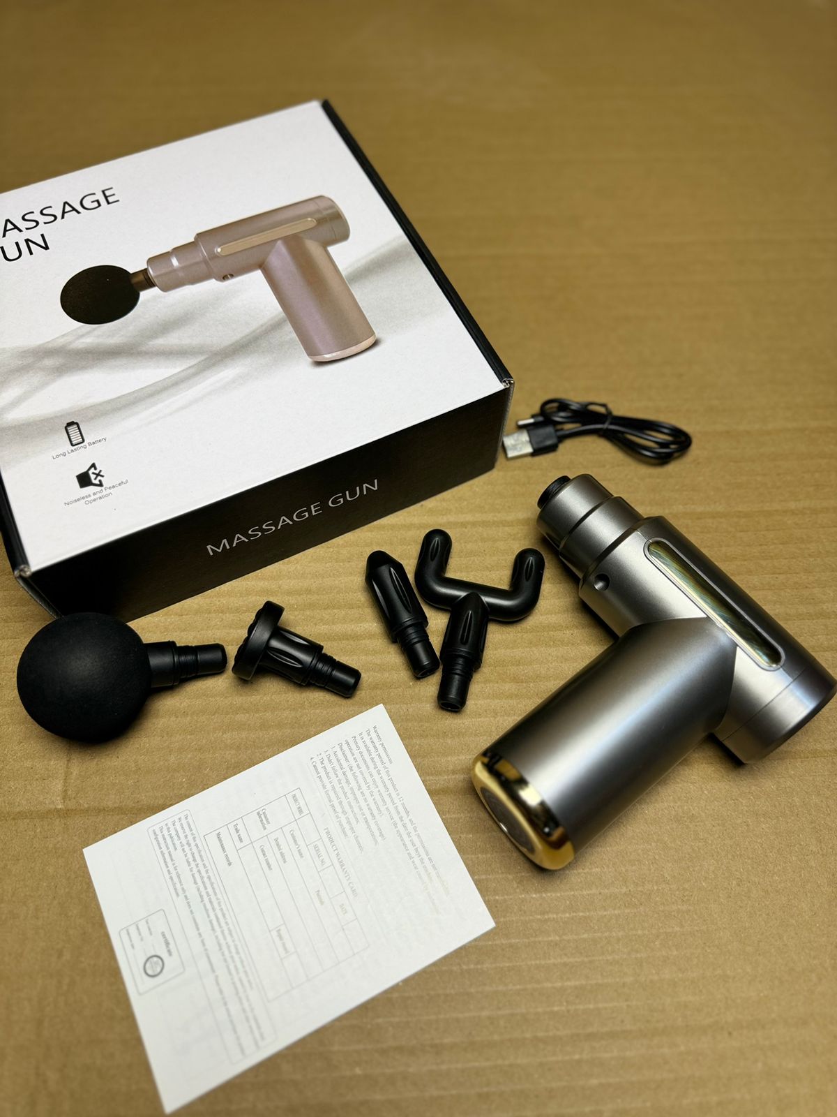 Massage Gun – Portable Deep Tissue Percussion Massager with 6 Speeds (Original)